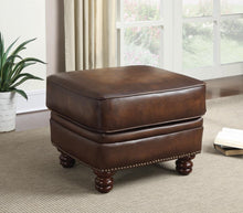 Load image into Gallery viewer, Montbrook Traditional Hand Rubbed Brown Ottoman - Ego Home Furniture