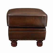 Load image into Gallery viewer, Montbrook Traditional Hand Rubbed Brown Ottoman - Ego Home Furniture