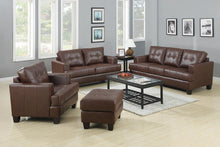 Load image into Gallery viewer, Samuel Transitional Dark Brown Loveseat - Ego Home Furniture