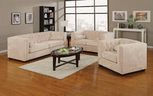 Load image into Gallery viewer, Alexis Transitional Almond Loveseat - Ego Home Furniture