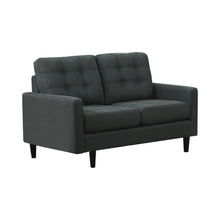 Load image into Gallery viewer, Kesson Mid-Century Modern Charcoal Loveseat - Ego Home Furniture