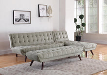 Load image into Gallery viewer, Natalia Mid-Century Modern Dove Grey Sofa - Ego Home Furniture