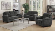 Load image into Gallery viewer, Northend Casual Charcoal Loveseat - Ego Home Furniture