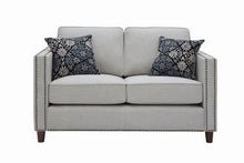 Load image into Gallery viewer, Coltrane Transitional Putty Tone Loveseat - Ego Home Furniture