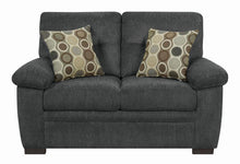 Load image into Gallery viewer, Fairbairn Casual Charcoal Loveseat - Ego Home Furniture