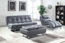 Load image into Gallery viewer, Dilleston Contemporary Grey Chaise - Ego Home Furniture