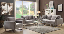 Load image into Gallery viewer, Stellan Contemporary Grey Loveseat - Ego Home Furniture