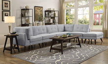 Load image into Gallery viewer, Churchill Modern Grey Ottoman - Ego Home Furniture