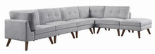 Load image into Gallery viewer, Churchill Modern Grey Ottoman - Ego Home Furniture