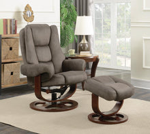 Load image into Gallery viewer, Cybele Casual Grey Chair with Ottoman - Ego Home Furniture