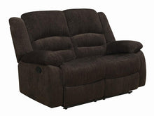 Load image into Gallery viewer, Gordon Chocolate Reclining Loveseat - Ego Home Furniture