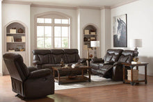 Load image into Gallery viewer, Zimmerman Casual Dark Brown Motion Loveseat - Ego Home Furniture