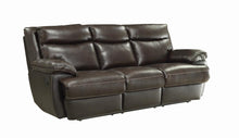 Load image into Gallery viewer, MacPherson Brown Leather Reclining Sofa - Ego Home Furniture
