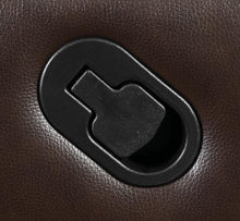 Load image into Gallery viewer, MacPherson Brown Leather Glider Recliner - Ego Home Furniture