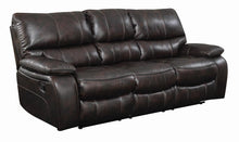 Load image into Gallery viewer, Willemse Chocolate Reclining Sofa With Drop Down Table - Ego Home Furniture