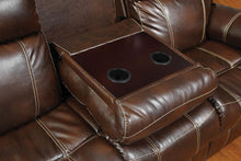 Load image into Gallery viewer, Myleene Chestnut Leather Reclining Sofa - Ego Home Furniture
