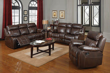 Load image into Gallery viewer, Myleene Chestnut Leather Reclining Sofa - Ego Home Furniture