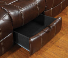 Load image into Gallery viewer, Myleene Chestnut Leather Reclining Sofa - Ego Home Furniture