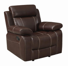 Load image into Gallery viewer, Myleene Chestnut Leather Recliner - Ego Home Furniture