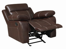 Load image into Gallery viewer, Myleene Chestnut Leather Recliner - Ego Home Furniture