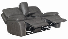 Load image into Gallery viewer, Ravenna Casual Charcoal Power Loveseat - Ego Home Furniture