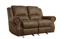 Load image into Gallery viewer, Sir Rawlinson Brown Reclining Loveseat - Ego Home Furniture