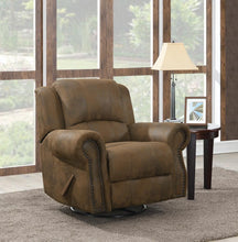 Load image into Gallery viewer, Sir Rawlinson Brown Swivel Rocking Recliner - Ego Home Furniture