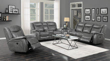 Load image into Gallery viewer, Conrad Transitional Grey Motion Loveseat - Ego Home Furniture