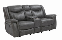Load image into Gallery viewer, Conrad Transitional Grey Motion Loveseat - Ego Home Furniture