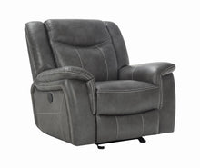 Load image into Gallery viewer, Conrad Transitional Grey Power Recliner - Ego Home Furniture