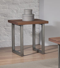 Load image into Gallery viewer, Industrial Walnut End Table - Ego Home Furniture