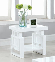 Load image into Gallery viewer, Transitional Glossy White End Table - Ego Home Furniture