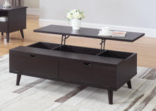 Load image into Gallery viewer, Mid-Century Modern Red Cocoa Lift-Top Coffee Table - Ego Home Furniture