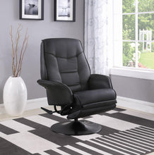 Load image into Gallery viewer, Berri Contemporary Black Swivel Recliner - Ego Home Furniture
