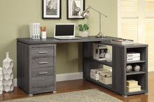 Load image into Gallery viewer, Yvette Weathered Grey Executive Desk - Ego Home Furniture