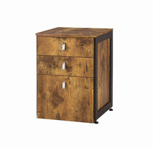 Load image into Gallery viewer, Estrella Industrial Antique Nutmeg File Cabinet - Ego Home Furniture