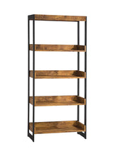 Load image into Gallery viewer, Estrella Industrial Antique Nutmeg Bookcase
