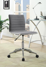 Load image into Gallery viewer, Modern Grey and Chrome Home Office Chair - Ego Home Furniture