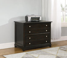 Load image into Gallery viewer, Garson Transitional Cappuccino File Cabinet - Ego Home Furniture