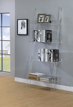 Load image into Gallery viewer, Amaturo Clear Acrylic Ladder Bookcase - Ego Home Furniture