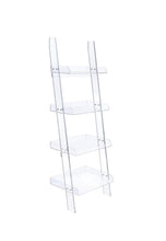 Load image into Gallery viewer, Amaturo Clear Acrylic Ladder Bookcase - Ego Home Furniture