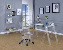 Load image into Gallery viewer, Amaturo Clear Acrylic Ladder Bookcase - Ego Home Furniture