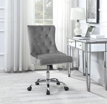 Load image into Gallery viewer, Modern Grey Velvet Office Chair - Ego Home Furniture