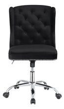 Load image into Gallery viewer, Modern Black Velvet Office Chair - Ego Home Furniture
