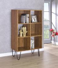 Load image into Gallery viewer, Sheeran Rustic Amber Bookcase - Ego Home Furniture
