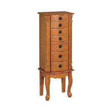 Load image into Gallery viewer, Country Warm Oak Jewelry Armoire - Ego Home Furniture