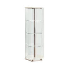 Load image into Gallery viewer, Traditional Glass Hexagon Curio Cabinet - Ego Home Furniture