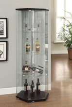Load image into Gallery viewer, Traditional Glass Hexagon Curio Cabinet - Ego Home Furniture