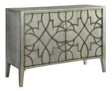 Load image into Gallery viewer, Transitional Silver Two-Door Accent Cabinet - Ego Home Furniture