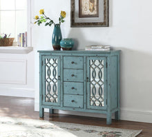Load image into Gallery viewer, French Country Antique Blue Accent Cabinet - Ego Home Furniture